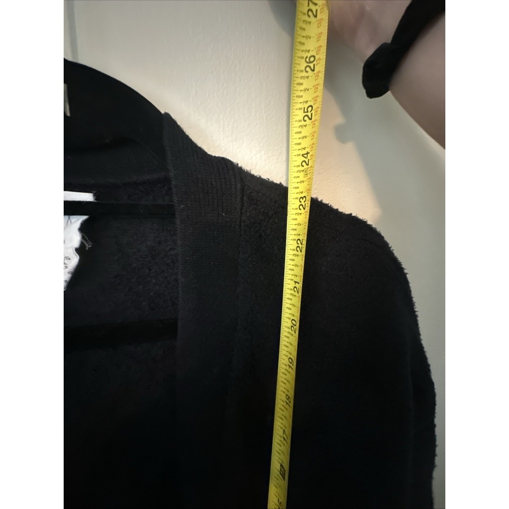 COZY Joie Black Chunky Cardigan Sweater Womens Size XL Black Nordic Normcore - Picture 7 of 10